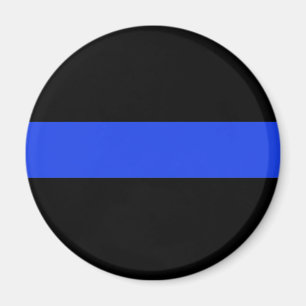 Tunn blålinjen magnet