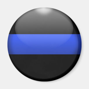 Tunn blålinjen magnet