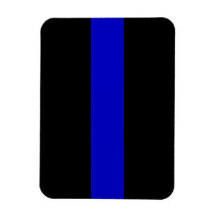 Tunn blålinjen magnet