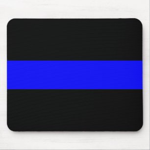 Tunn blålinjen Mousepad Musmatta