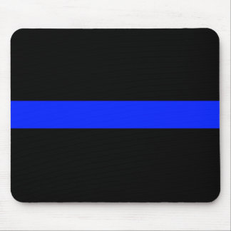 Tunn blålinjen Mousepad Musmatta