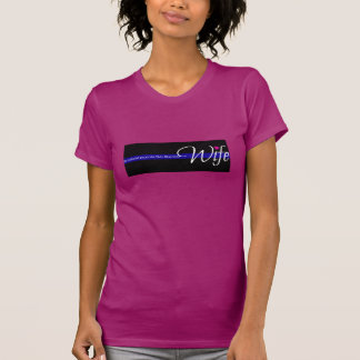 Tunn blålinjen t-shirt