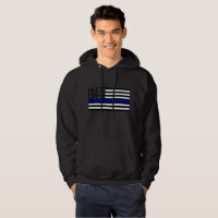 Tunn blålinjenflagga - Hoodie