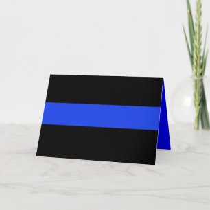 Tunn blålinjentillsatta lagar kort