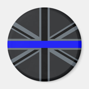 Tunn Blue Line Union Jack Magnet