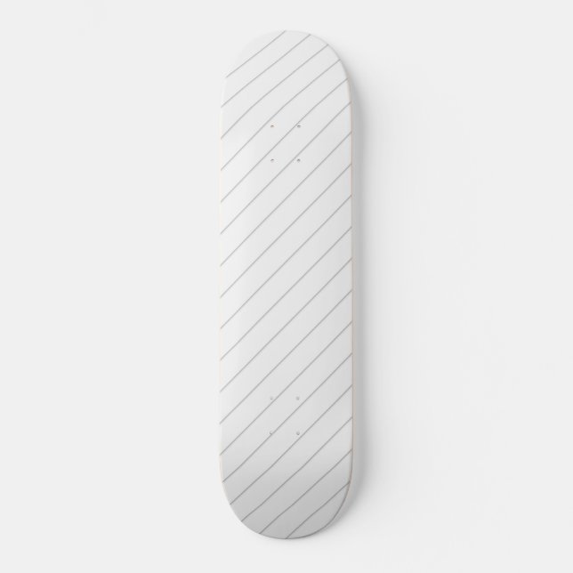 Tunn diagonal Linjer Mini Skateboard Bräda 18,5 Cm (Framsida)