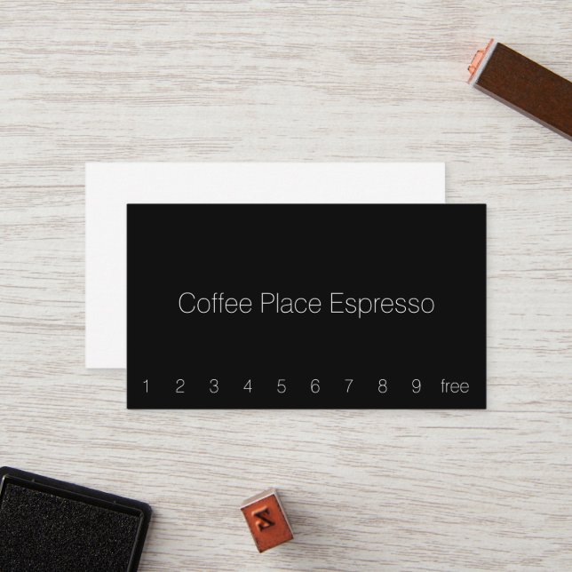 Tunn, enkelt Slagit förmånskassett för Mörk Lojalitetskort (Fram/Back In Situ)