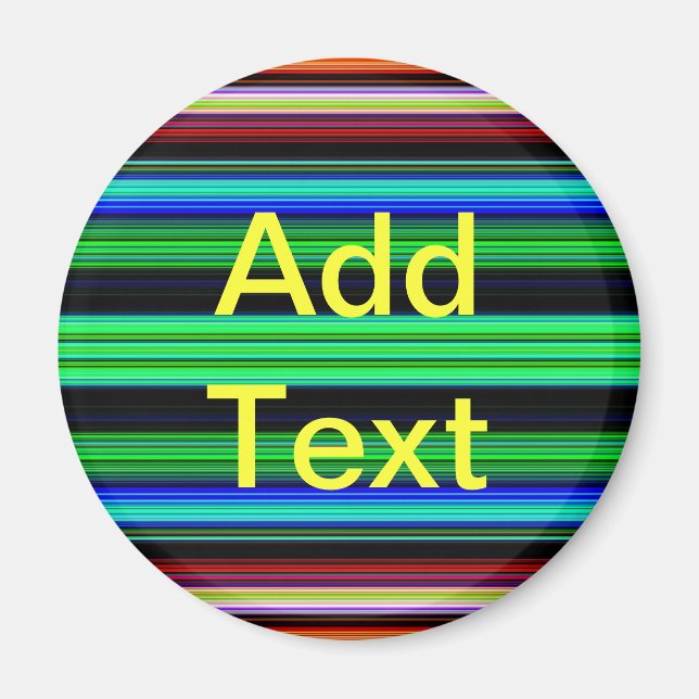 Tunn färgad Rand - 1 Magnet (Framsidan)