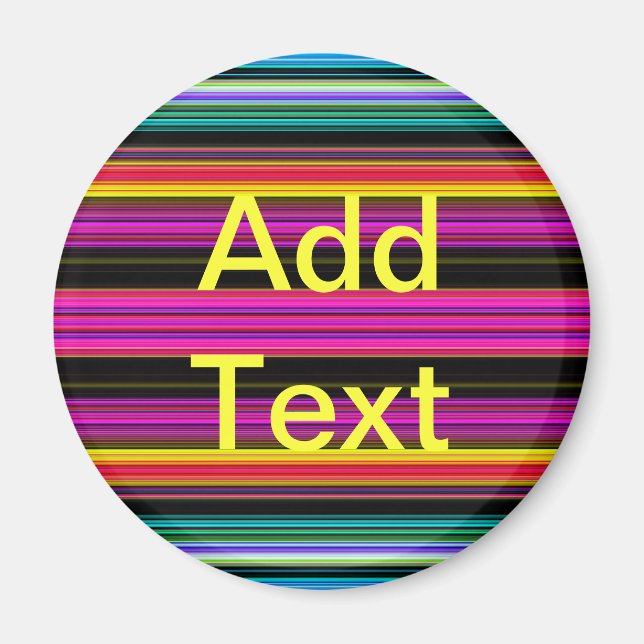 Tunn färgad Rand - 2 Magnet (Framsidan)