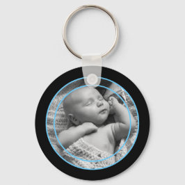 Tunn fotonyckelkedja nyckelring