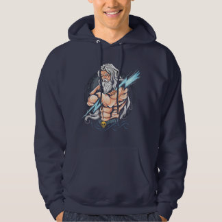 Tunn gul teckningsdesign hoodie