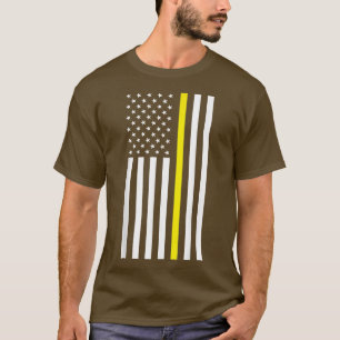 Tunn Gult, säkerhetsskydd, Lastbil-drivrutiner S T Shirt