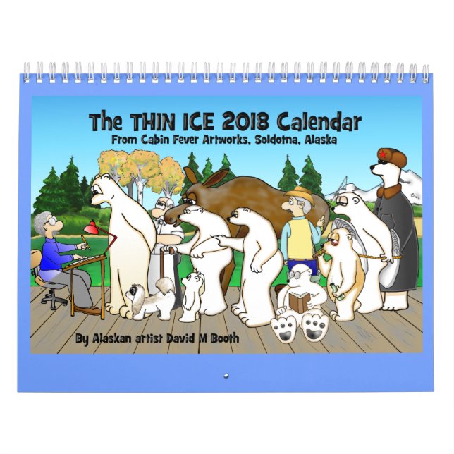 Tunn kalender för is 2018 (Omslag)