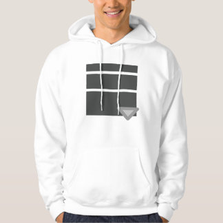Tunn Linjegeometri Hoodie