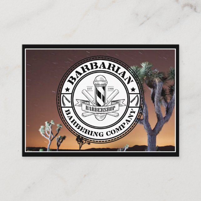 tunn logotyp visitkort (Framsida)