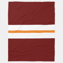 Tunn Orange Vit Tävla Rand på djupt rött