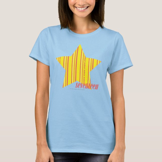 Tunn Rand Gult 4 T Shirt (Framsida)