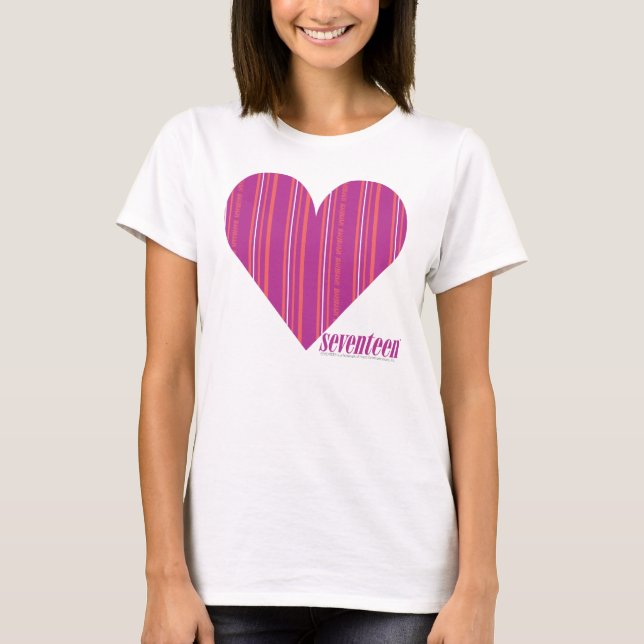 Tunn Rand Lila 4 Tee (Framsida)