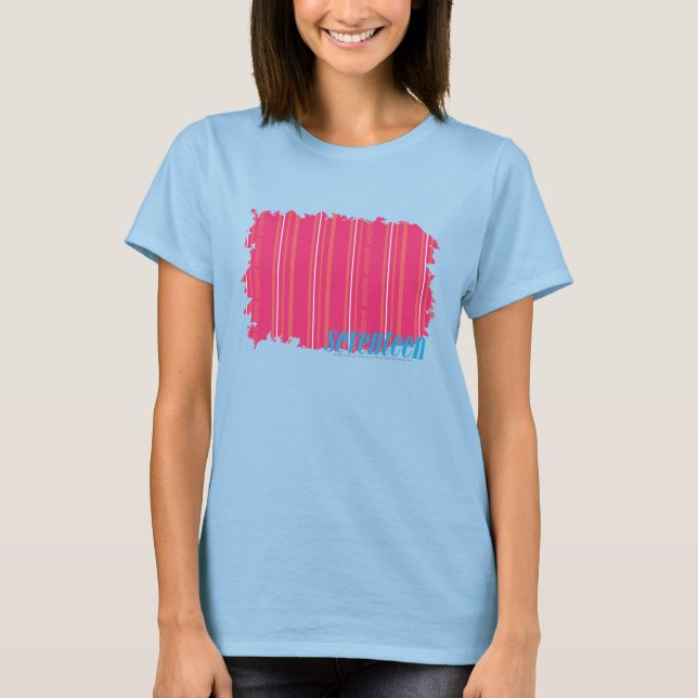 Tunn Rand Magenta 2 Tee (Framsida)