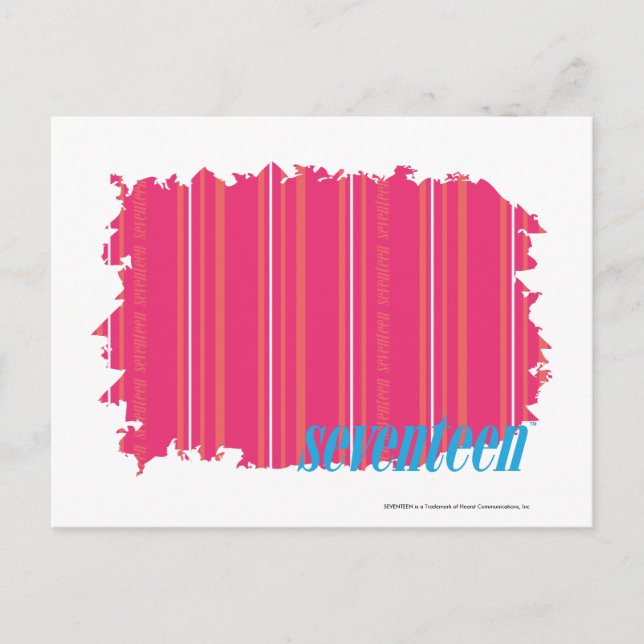 Tunn Rand Magenta 2 Vykort (Framsida)