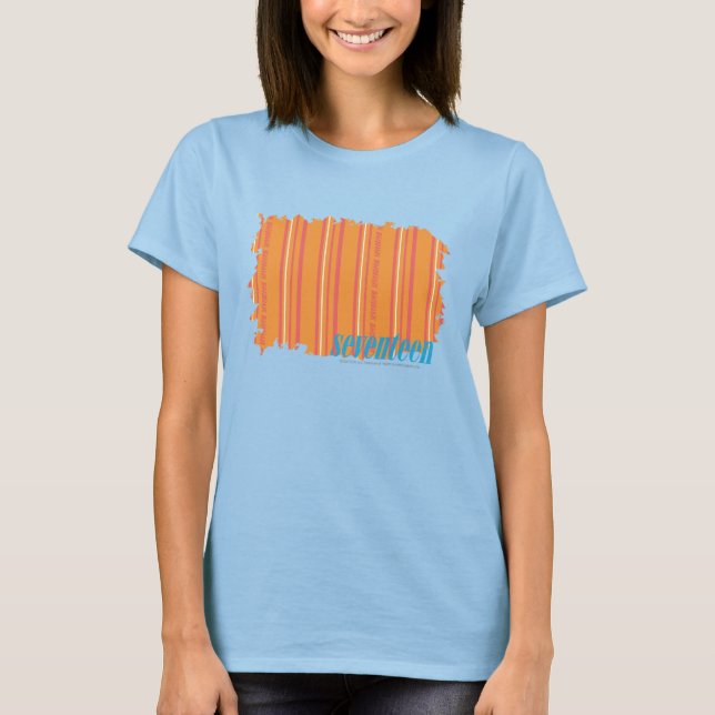 Tunn Rand Orange 2 T-shirt (Framsida)