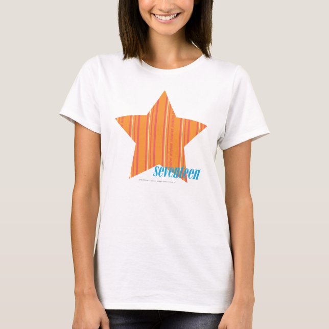 Tunn Rand Orange 4 T-shirt (Framsida)
