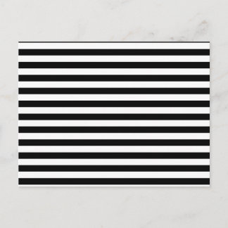 Tunn Rand - vit och svart Vykort