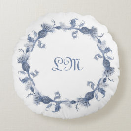 Tunn rund accentkudde kudde