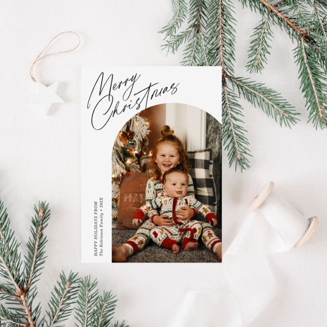 tunn skrift jularkad  julkort (Skapare uppladdad)