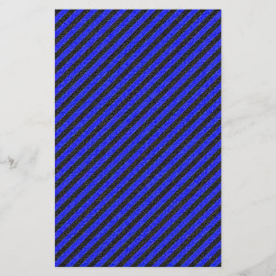 Tunn svart och blå diagonal Rand Flygblad