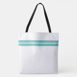 Tunn, tjock, Tävla Rand på vitt Tygkasse