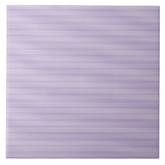 Tunn vit och lavender rand keramiskt plattor kakelplatta