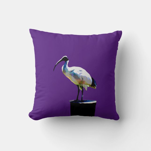 Tunna Chicken, ibis, Oil Paint, Cushion Kudde (Framsida)