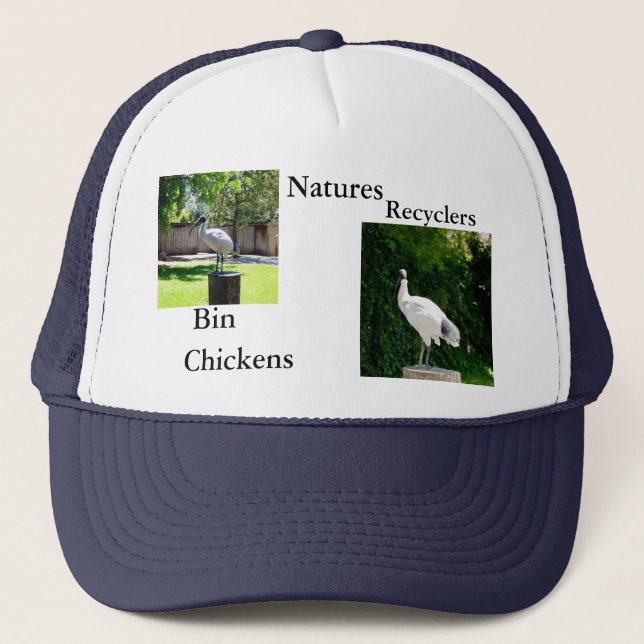 Tunna Chickens (Ibis) Unisex Truckers Hat Keps (Framsida)