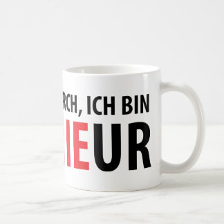 Tunna Ingenieur för ich för Lasst michdurch Kaffemugg