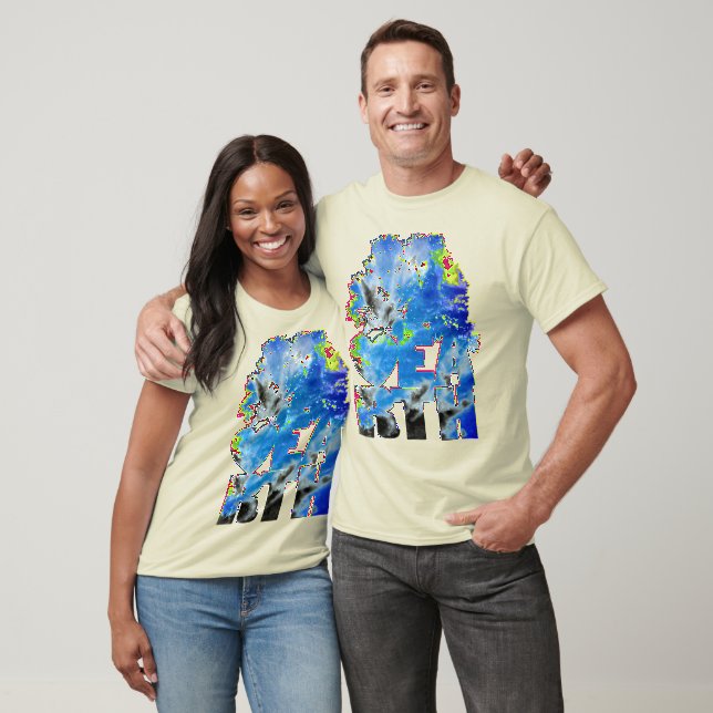 Tunna moln - Blå T-shirt (Unisex)