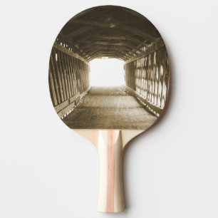 Tunnel av ljust pingisracket