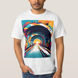 Tunnel med Graffiti Art T Shirt