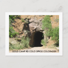 TUNNEL ON Guld Camp RD Card Vykort