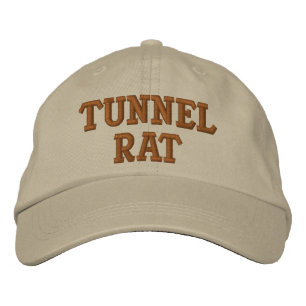 TUNNEL RÅTTA VIETNAM BRODERAD KEPS