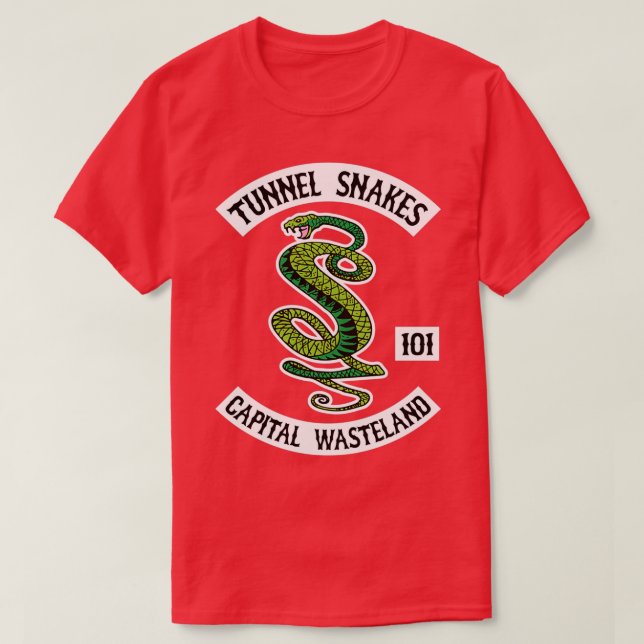Tunnel Snakes Capital Wasteland T Shirt (Design framsida)