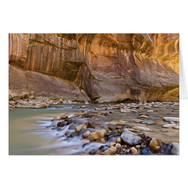 Tunnelbana i Zion Utah Hälsningskort (Framsidan Horizontal)