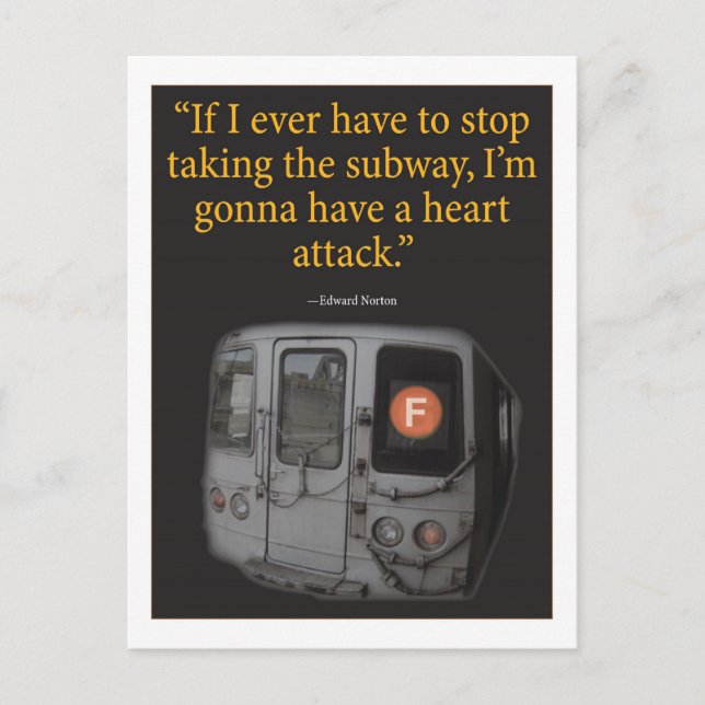 Tunnelbana Vykort (Framsida)