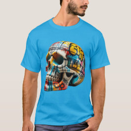 Tunnelbanan Art Skull T Shirt