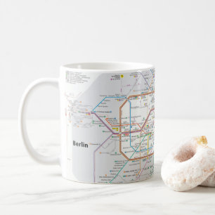 Tunnelbanan av Berlin Kaffemugg