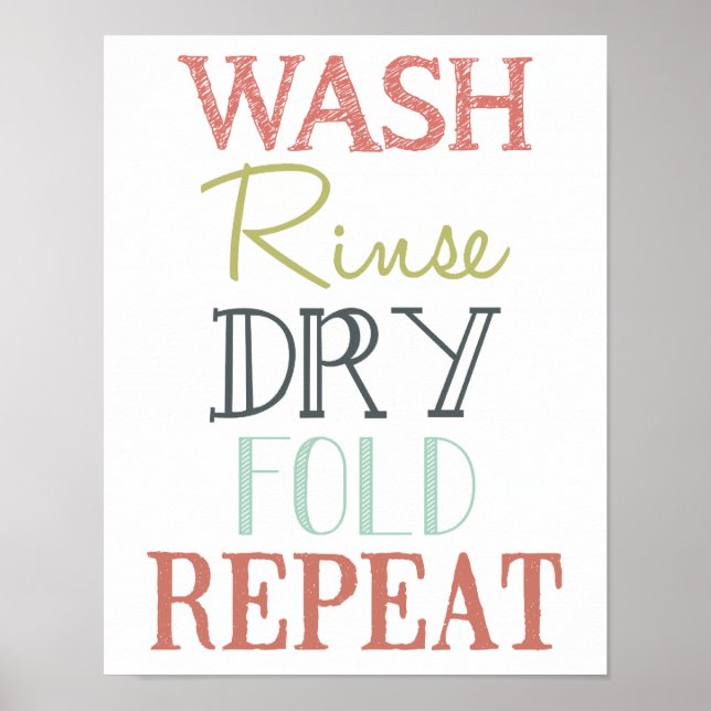 Tunnelbanan av Tvätt-rum Poster (Framsidan)