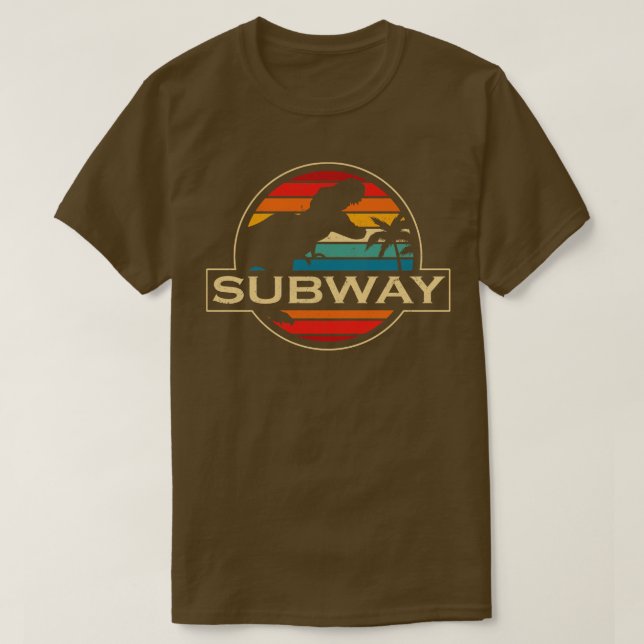 Tunnelbanan Dinosaur T Shirt (Design framsida)