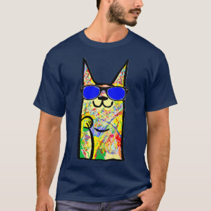 tunnelbanan för graffiti tattoto CAT T Shirt