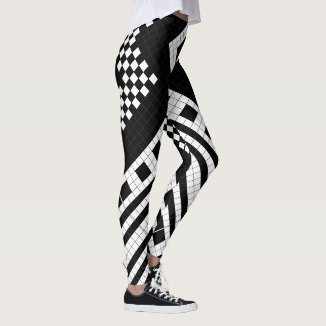 Tunnelbanan Geometrix 2x2 Leggings (Höger)