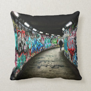 Tunnelbanan graffiti art kudde